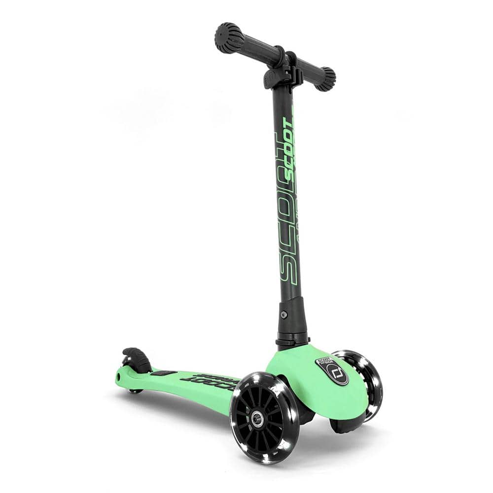 Ride-on Stand Kid Scooter for Ages 3 to 6, Highwaykick 3, Kiwi