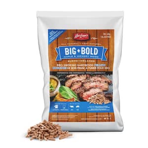 36 lbs. Big and Bold Hickory Blend All-Natural Hardwood Pellets for Grilling or Smoking