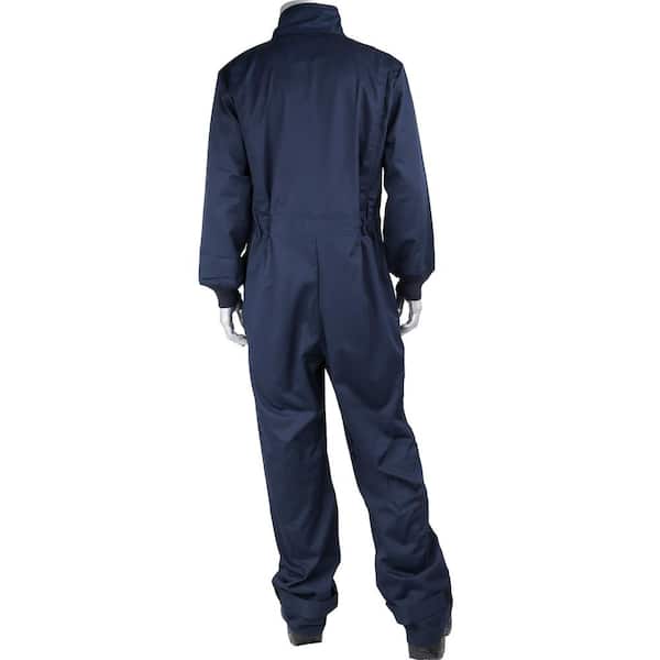PIP Men's Medium Navy Cotton/Nylon AR/FR Dual Certified Coveralls