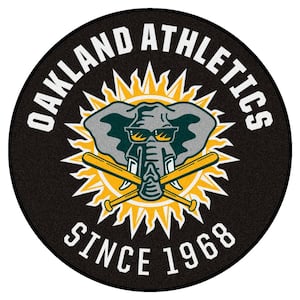 Oakland Athletics Elephant Mascot Rug