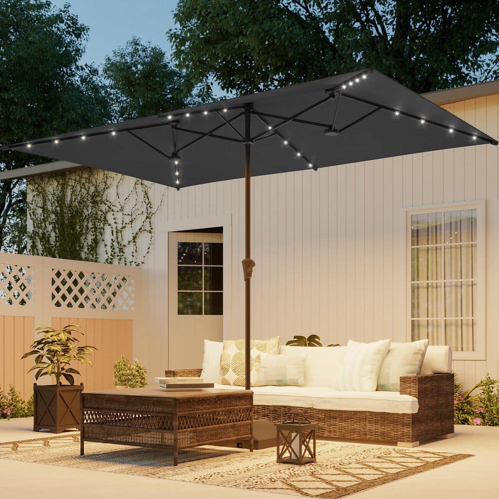Amazon.com : Generic 220cm/7.2ft Patio Umbrella Market Table
