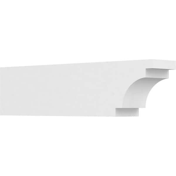 Ekena Millwork 4 in. x 6 in. x 24 in. Mediterranean PVC Rafter Tail Brace