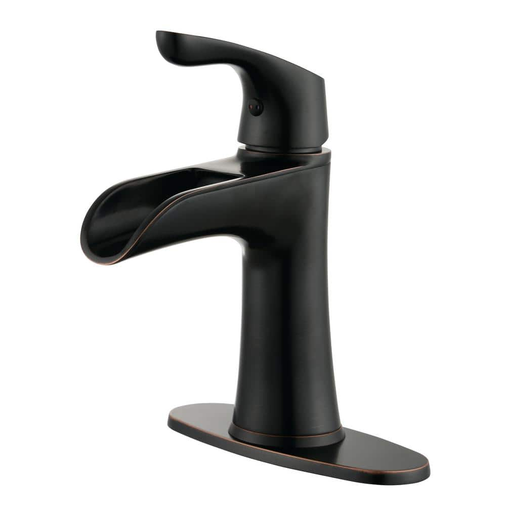 CMI Aegean Single Handle Bathroom Faucet in Oil Rubbed Bronze 192-6433 ...