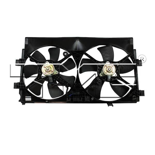 TYC Dual Radiator and Condenser Fan Assembly 2009-2017 Mitsubishi Lancer 2.4L