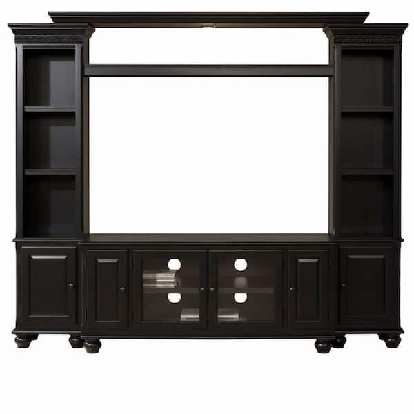 Acme Furniture Ferla Black TV Stand Entertainment Center Fits TV's