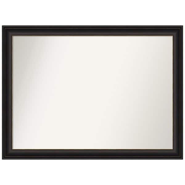 Amanti Art Trio Oil Rubbed Bronze 42.5 in. W x 31.5 in. H Rectangle Non-Beveled Framed Wall Mirror in Bronze