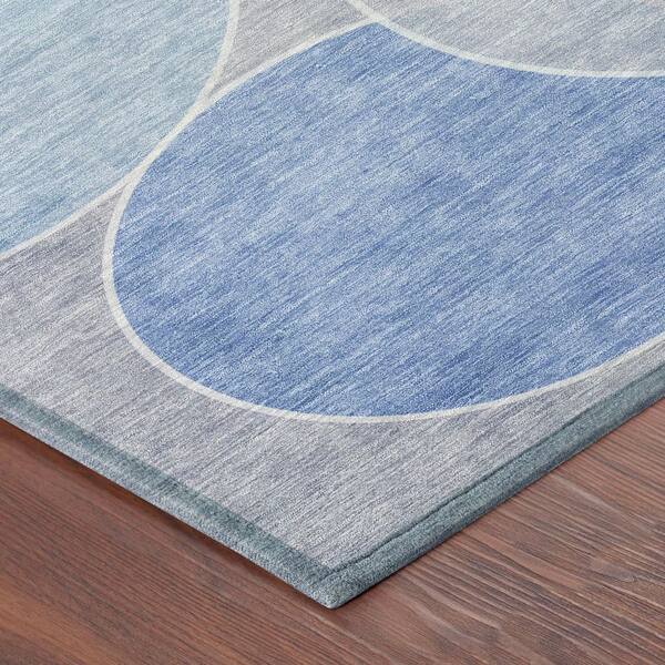 Chantille Machine Washable Indoor/Outdoor Abstract ACN2746 Sky 10 ft. x 14 ft. Area Rug