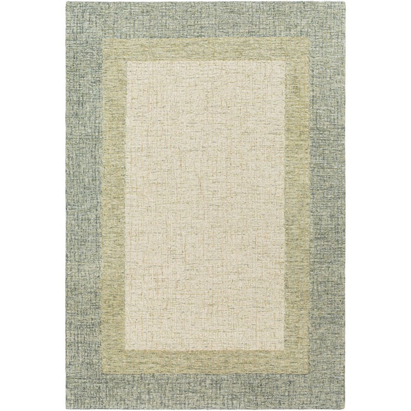 Elena EAE-2302 8 ft. x 10 ft. Handmade Rug, Green