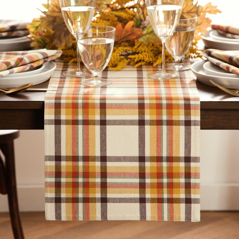 "Russet Harvest Woven Plaid Table Runner, Multicolor - 13""W x 70""L" price history on PriceWatchPro