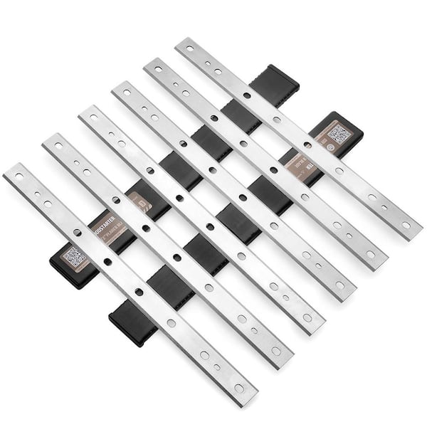 Wood Starter 6-Pieces 12-1/2 in. Planer Blades for Dewalt DW734 Planer, HSS, Replacement for DW7342 Planer Knives