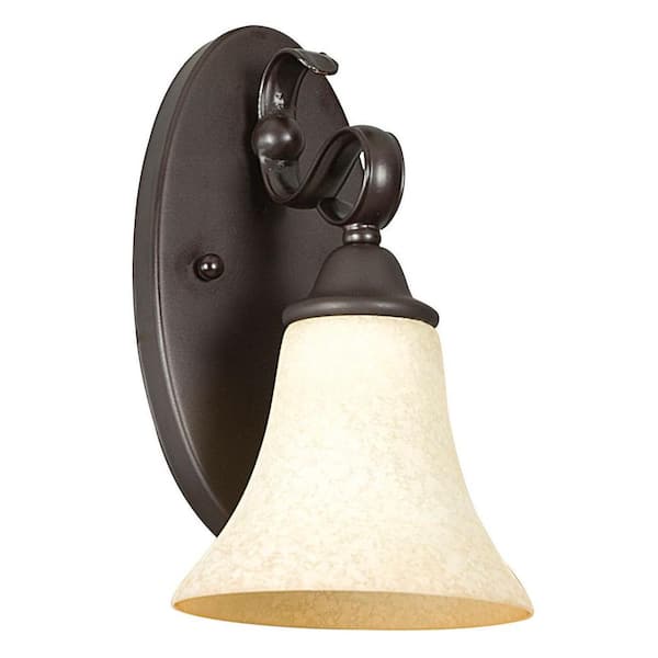 Sunset Lighting Limpus 1-Light Oil Rubbed Bronze Wall Sconce