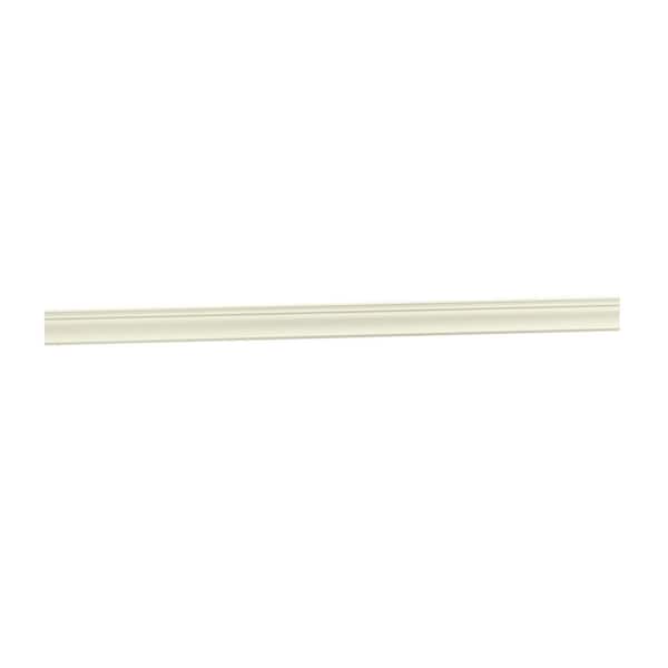 QuickShip 96 in. W x 3.53 in. H x 2.375 in. D Tall Crown Moulding in Starlight