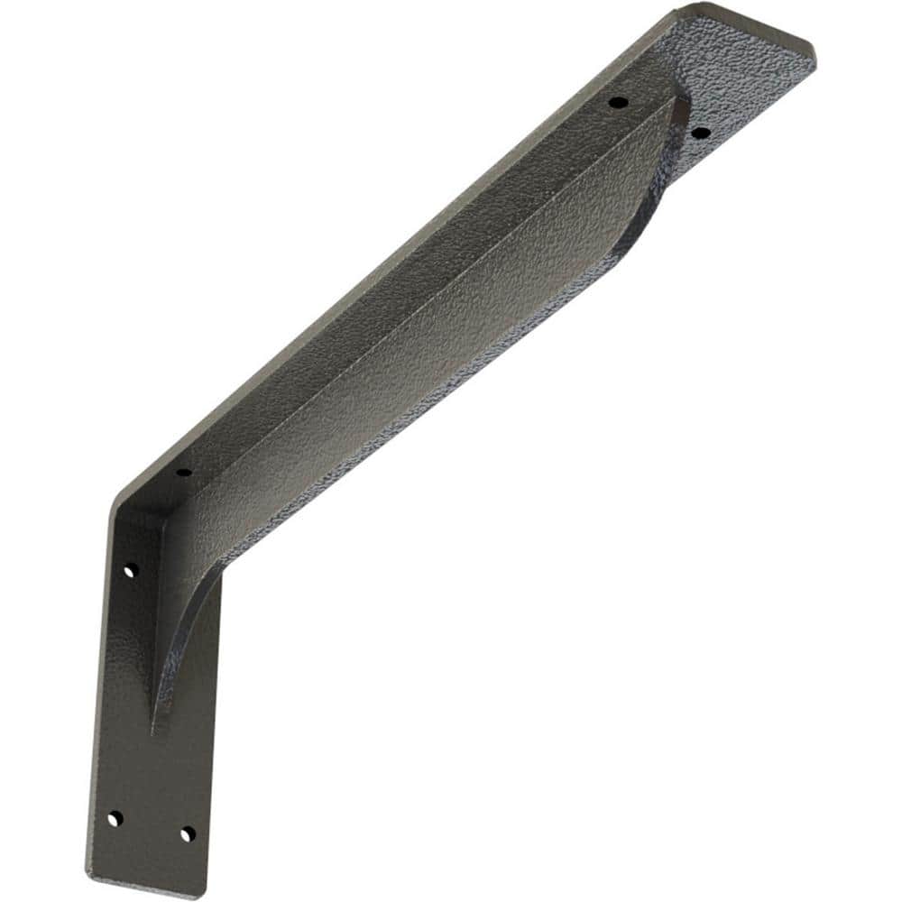 2 in. W x 6-1/2 in. H x 16 in. D Hammered Gray Embrey Steel Bracket price history on PriceWatchPro