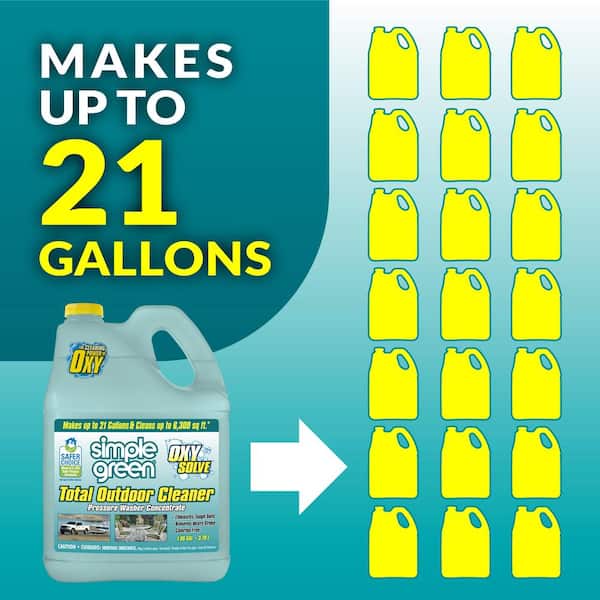 Simple Green 1 Gal. Oxy Solve Total Outdoor Pressure Washer