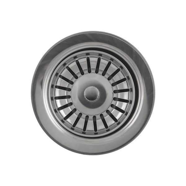 Kitchen SinkShroom (Stainless) Strainer with Built-in Anti-Clog Techno