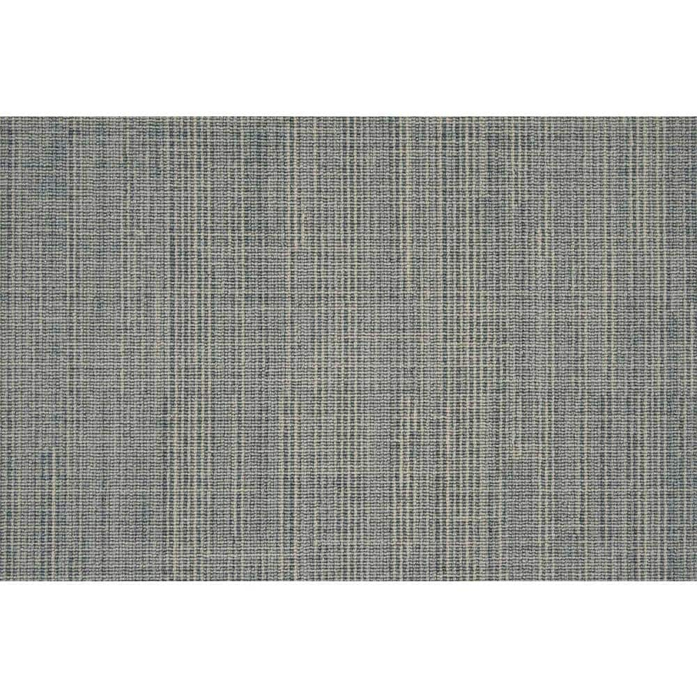 Natural Harmony Modish Outlines - Denim - Blue 13.2 ft. 32.44 oz. Wool ...