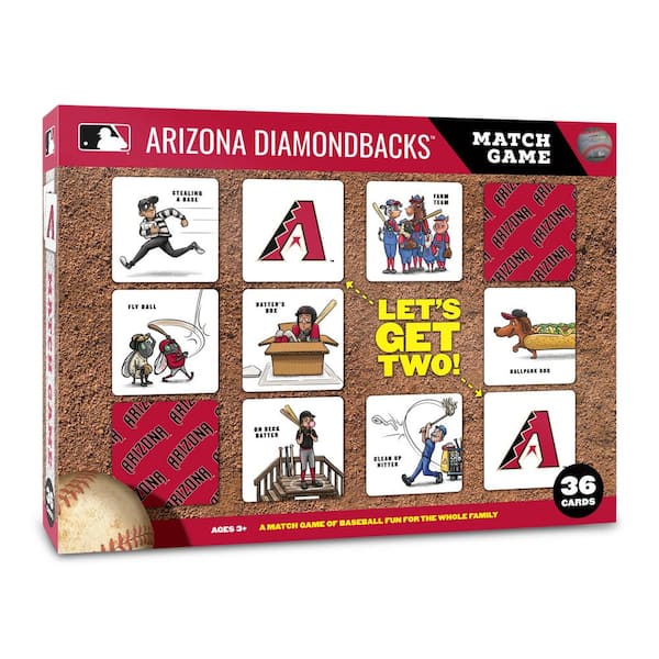 MLB Arizona Diamondbacks Licensed Memory Match Game