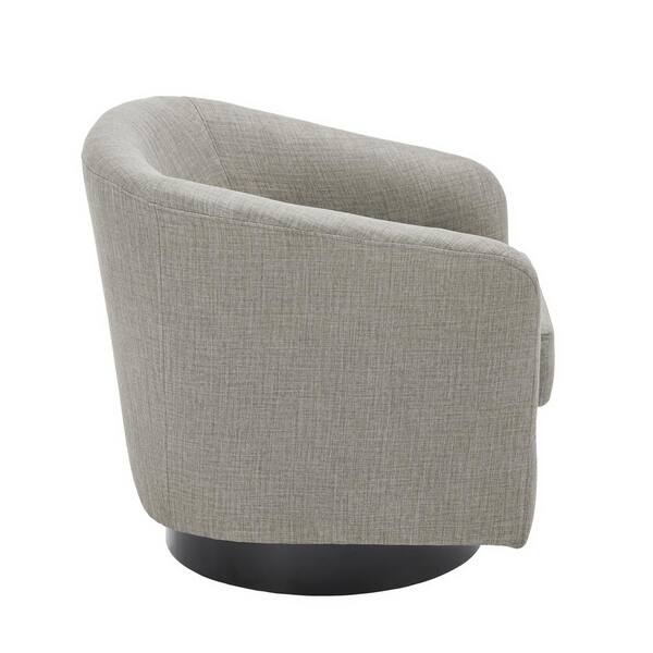 椅子 Marko Bokuchan@@@ Uixe Khaki Polyester Upholstered 360°Swivel Arm Chair With