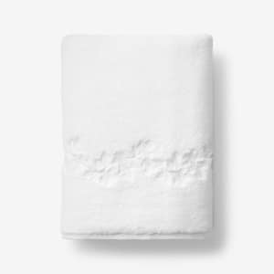 Legends Hotel Brighton Embroidered White Cotton Bath Towel