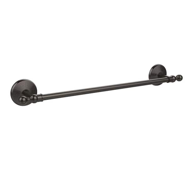 Allied Brass Monte Carlo Collection 24 in. Wall Mounted Towel Bar in Oil Rubbed Bronze