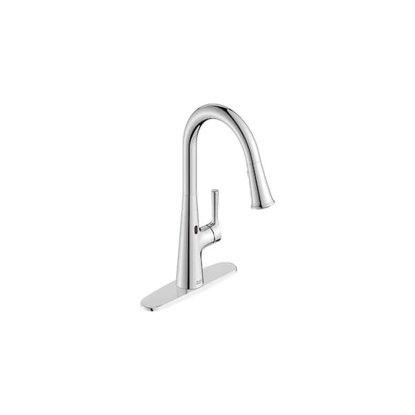 Southport 16.5 in. Single Handle Pull Down Sprayer Kitchen Faucet with 180° Spout Swivel in Polished Chrome