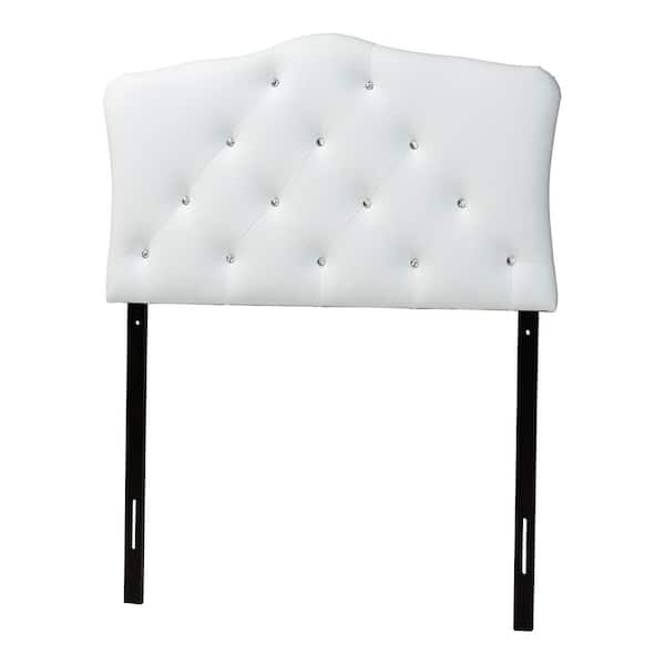 Baxton Studio Rita White Twin Headboard