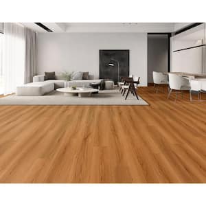 Rhodes Luxe Mahogany 12mm T x 9.37 in. W HDF Waterproof AC5 Click Lock Laminate Wood Flooring (23.29 sq.ft./case)