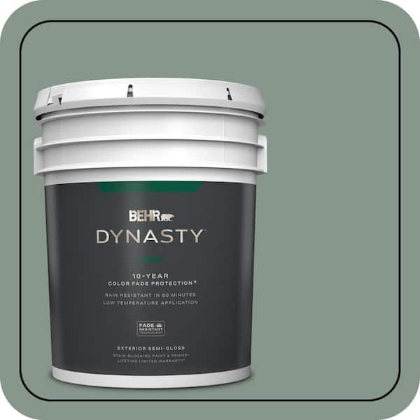 BEHR DYNASTY 5 gal. #N420-4 Underground Gardens Semi-Gloss Enamel Exterior Stain-Blocking Paint & Primer