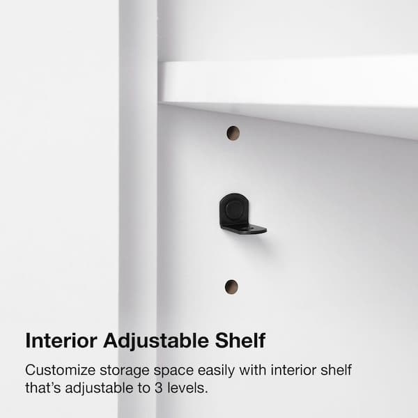 Home Decorators Collection Hanna 24 in. Single Sink White Bath