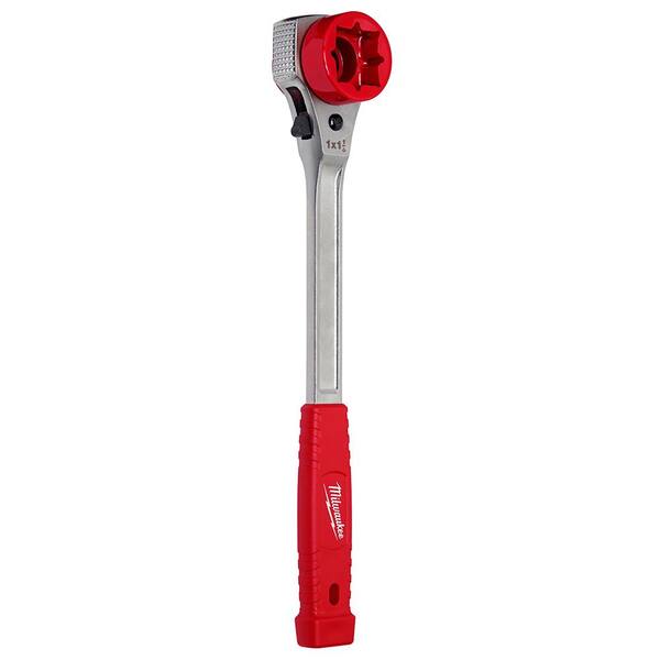 Milwaukee Lineman's High Leverage Ratcheting Wrench with Milled