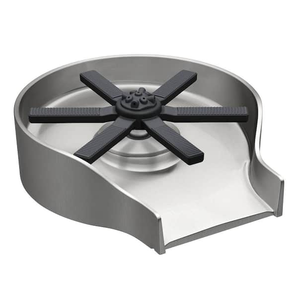 KRAUS CleanMate Glass Rinser for Kitchen Sink in Spot-Free Stainless Steel