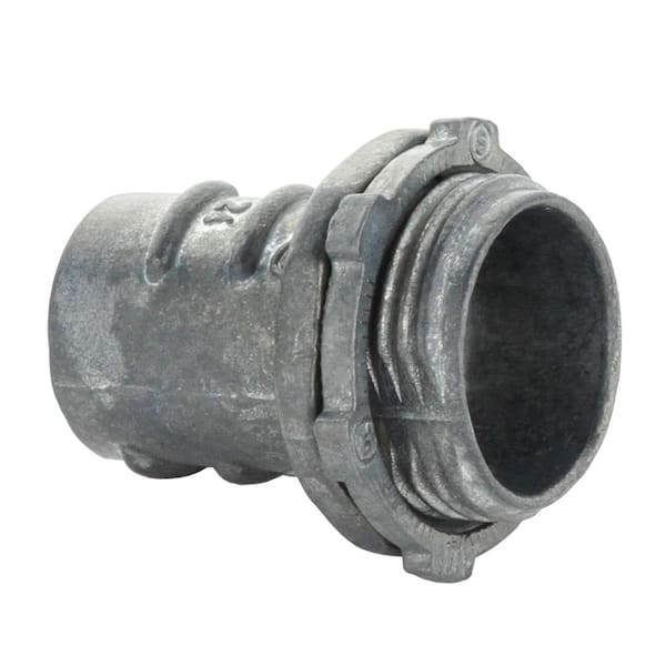 Commercial Electric 3/4 in. Flexible Metal Conduit (FMC) Screw-In Connector (5-Pack)