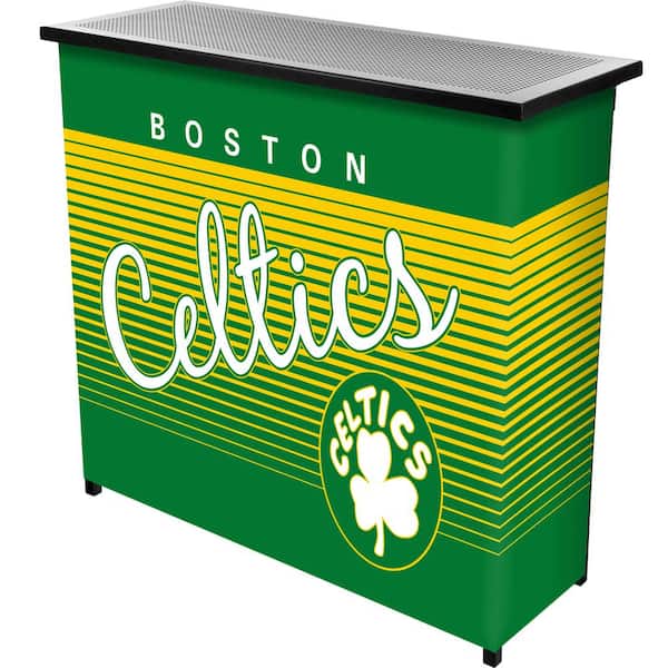 Unbranded Boston Celtics Hardwood Classics Green 36 in. Portable Bar