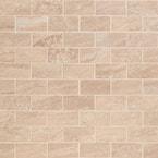 Aria Oro 12 in. x 12 in. x 10 mm Polished Porcelain Mosaic Tile (8 sq. ft. / case)