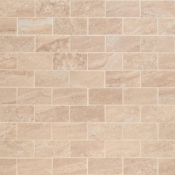MSI Aria Oro 12 in. x 12 in. x 10 mm Polished Porcelain Mosaic Tile (8 sq. ft. /Case)