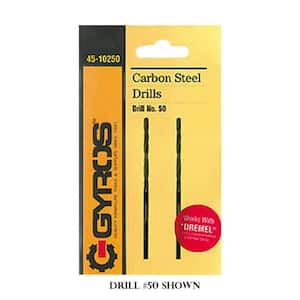 #70 Carbon Steel Wire Gauge Drill Bit (Set of 2)