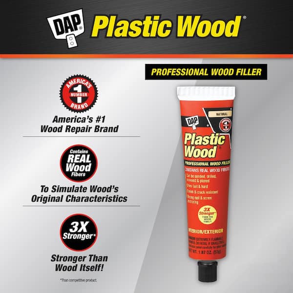 Plastic Wood 1.87 oz. Natural Solvent Wood Filler