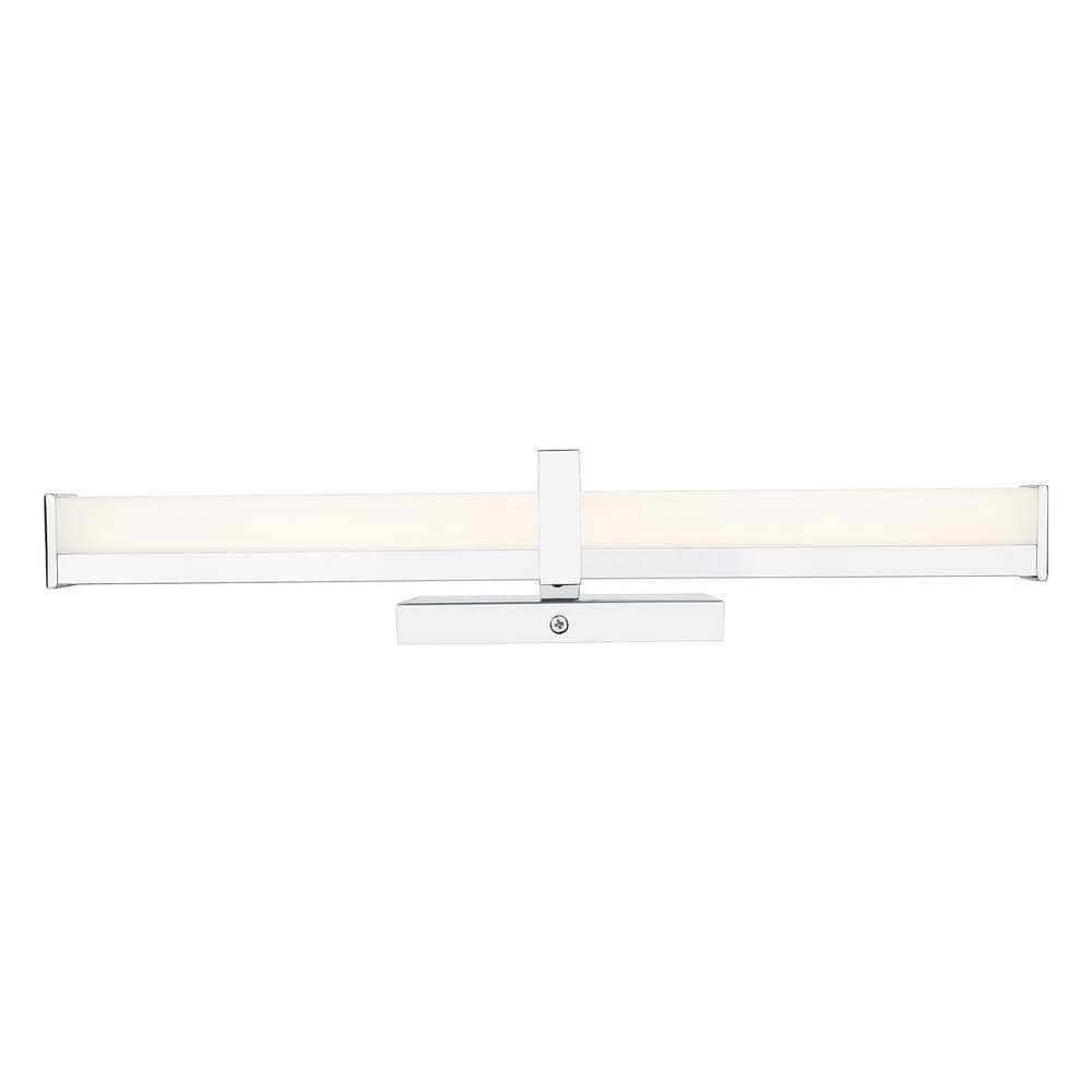 Elon 1-Light 3.75 in. Vanity Light in Chrome with Opal Glass price history on PriceWatchPro