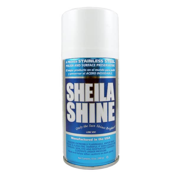 Sheila Shine Sheila Shine Stainless Steel Cleaner & Polish, 10 oz. Aerosol  Can, 12 Cans SSI 1