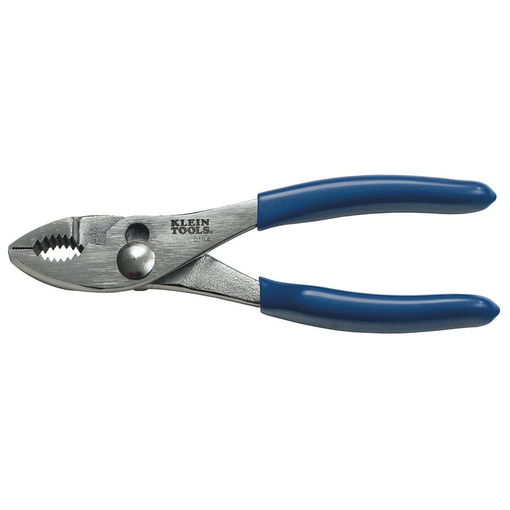 Klein Tools 6 in. Slip Joint Pliers D511-6 - The Home Depot