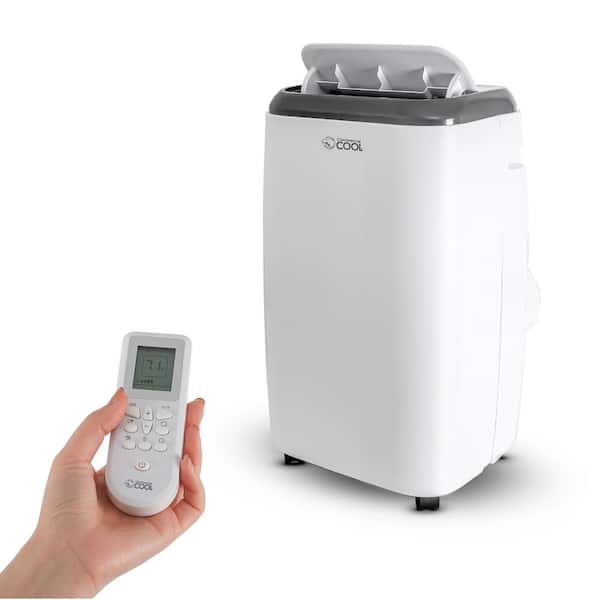 Commercial Cool CPT 10000 BTU Cooling Rating (DOE) Portable Air Conditioner Cools 700 sq. ft. with Remote Control in White