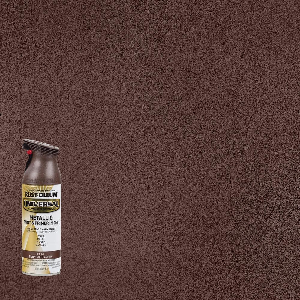 Rust-Oleum Universal 11 oz. All Surface Flat Metallic Burnished