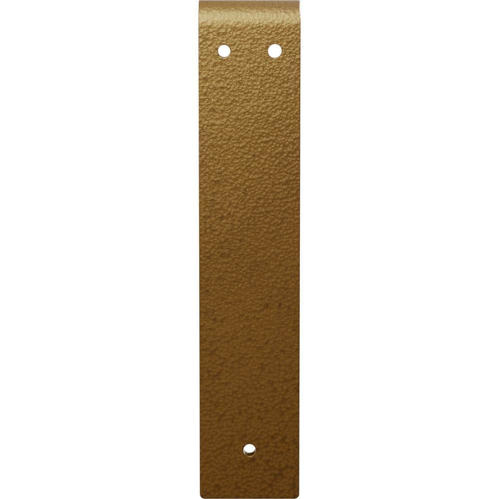 Legacy 10'' Hammered Gold Steel Bracket for Versatile Shelving