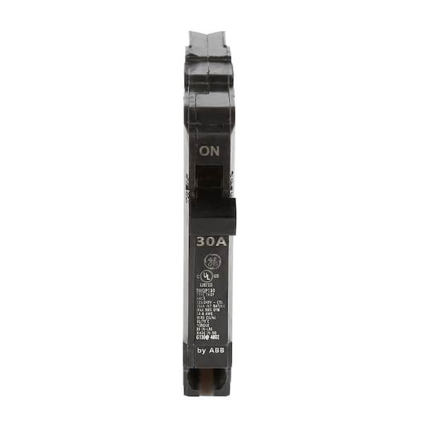 GE Q-Line 30 Amp 1/2 in. Single-Pole Circuit Breaker THQP130 - The Home  Depot