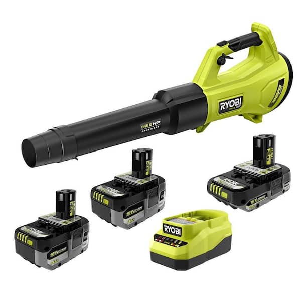 ONE+ 18V HIGH PERFORMANCE Kit w/ (2) 4.0 Ah Batteries, 2.0 Ah Battery, Charger, & ONE+ HP 120 MPH 450 CFM Blower