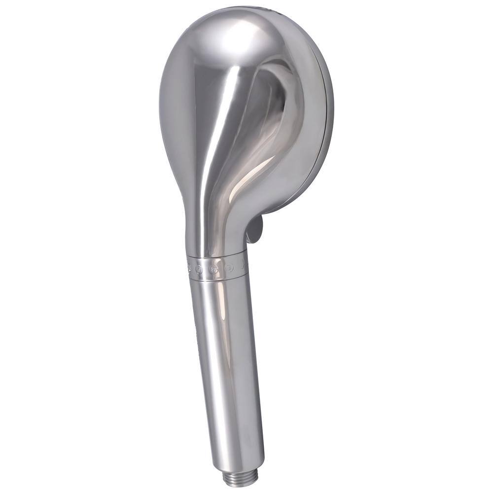 5" Polished Chrome 6-Function Filtered Handheld Shower Head