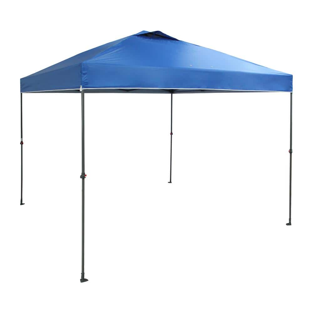 Reviews For Everbilt 10 Ft X 10 Ft Blue Instant Canopy Pop Up Tent
