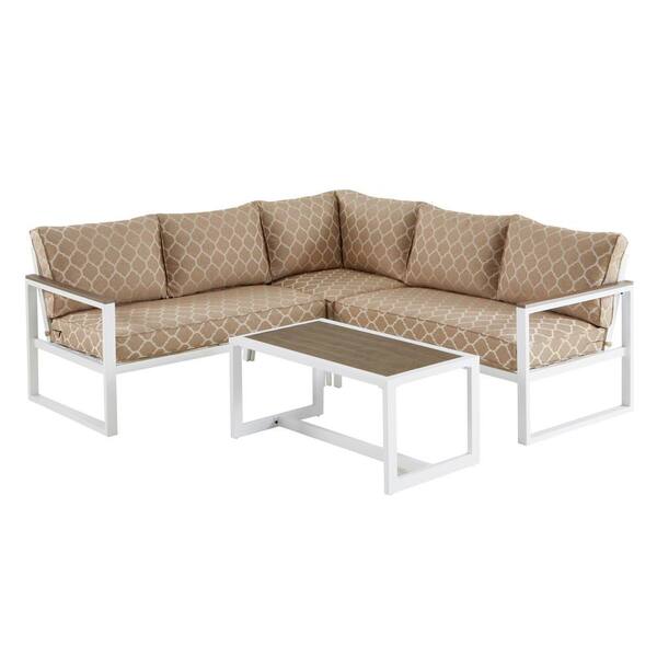 Reviews for Hampton Bay West Park White Aluminum Outdoor Patio