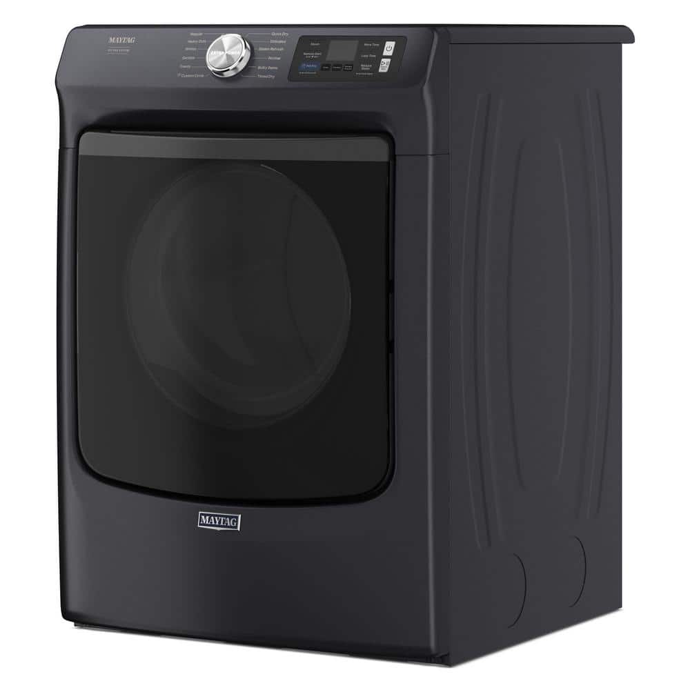 7.4 cu. ft. Vented Front Load Stackable Electric Dryer in Midnight Steel with Pet Pro Option