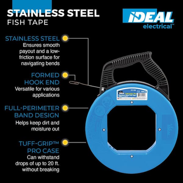 Tuff-Grip Pro Stainless Steel, 120 ft x 1/8 in. x .060 in.